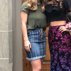 jean skirt! so cute just too small for me now!